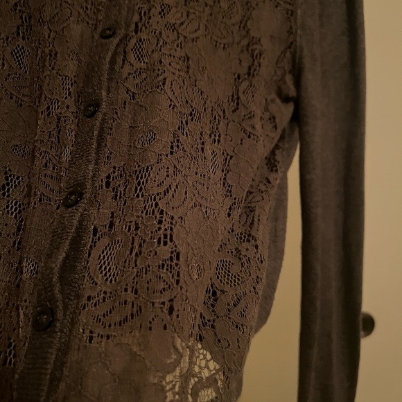 Grey lace cardigan - Picture 8 of 8